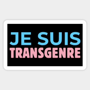 Je suis transgenre Sticker